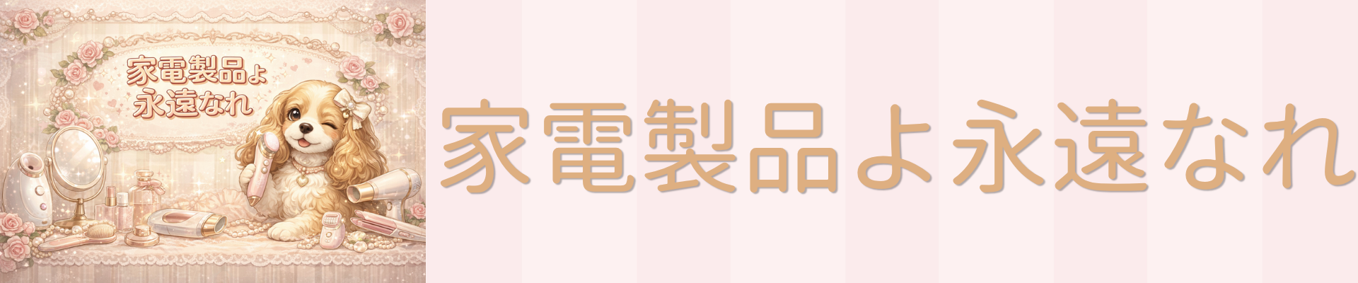 家電製品よ永遠なれ